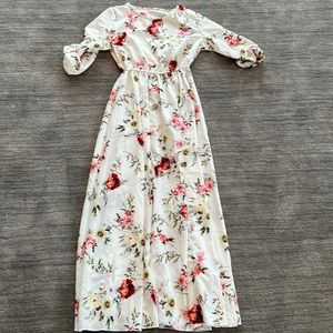 Woman’s floral dress
